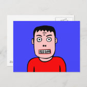 Carte Postale Caractère drôle (Devant / Derrière)