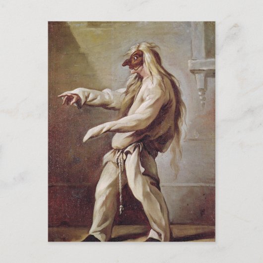 Carte Postale Caractère du Commedia dell'Arte (Devant)