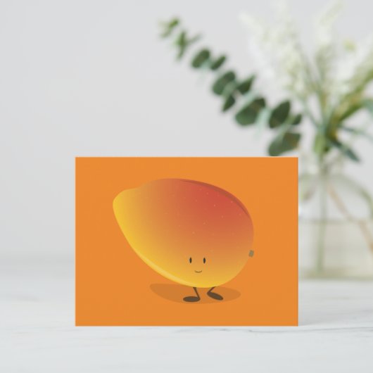 Carte Postale Caractère Mango souriant (Debout devant)