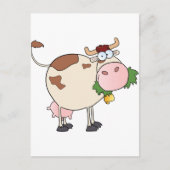 Carte Postale Caractère Vache de dessin (Devant)