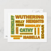 Carte Postale Caractères de hauteur d'attente (Devant / Derrière)