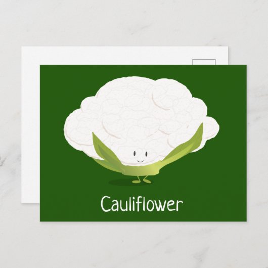 Carte Postale Caractères du chou-fleur (Devant / Derrière)