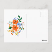 Carte Postale Caractères Noisettes de Noël (Dos)