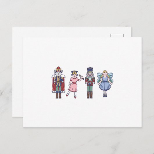 Carte Postale Caractères Nutcracker (Devant / Derrière)
