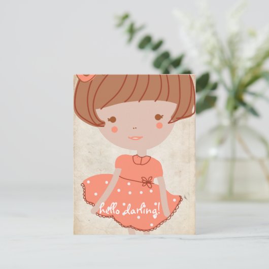 Carte Postale caramel (Debout devant)