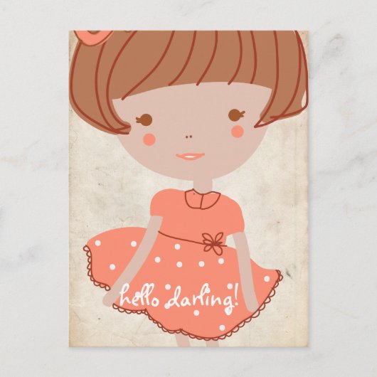 Carte Postale caramel (Devant)