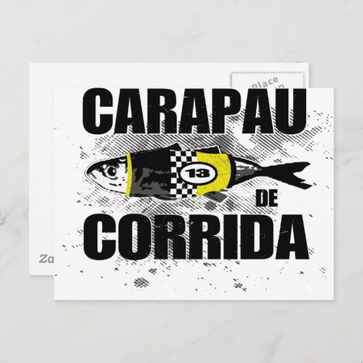 Carte Postale Carapau De Corrida (Devant / Derrière)
