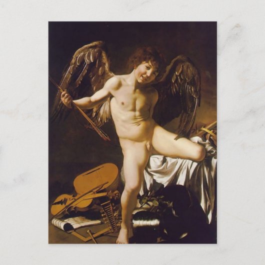 Carte Postale Caravaggio- Amor Victorieux (Devant)