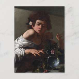 Carte Postale Caravaggio Boy Bitten par un Lizard