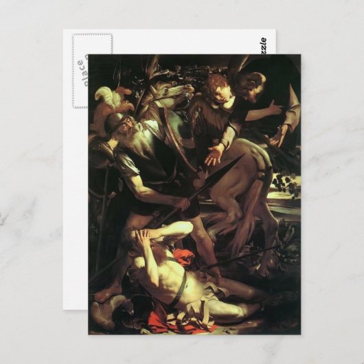 Carte Postale Caravaggio- Conversion de Saint Paul (Devant / Derrière)
