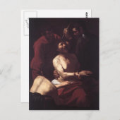 Carte Postale Caravaggio- Couronnement avec épines (Devant / Derrière)