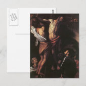 Carte Postale Caravaggio- Crucifixion de Saint Andrew (Devant / Derrière)