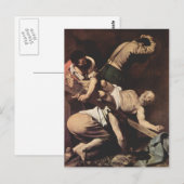 Carte Postale Caravaggio- Crucifixion de Saint Pierre (Devant / Derrière)