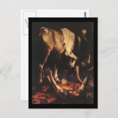 Carte Postale Caravaggio La Conversion À Damas (Devant / Derrière)