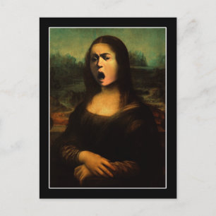 Carte Postale Caravaggio Medusa Mona Lisa