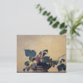 Carte Postale Caravaggio - Panier de fruits - Huile sur toile (Debout devant)