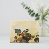 Carte Postale Caravaggio - Panier de fruits - Oeuvre classique (Debout devant)