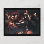 Carte Postale Caravaggio Prise Du Christ (Devant)