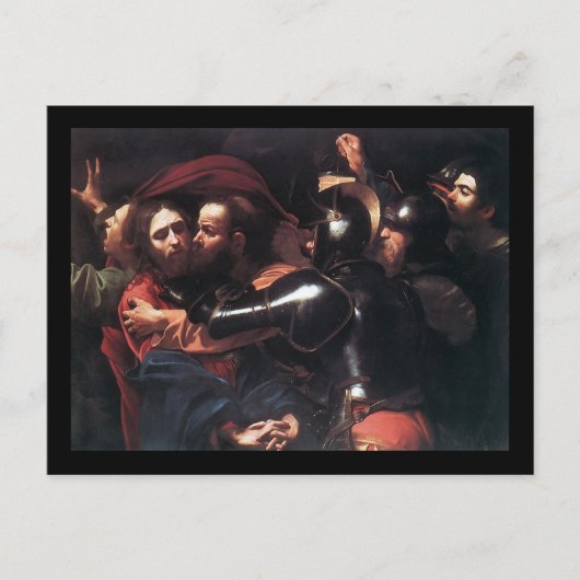 Carte Postale Caravaggio Prise Du Christ (Devant)