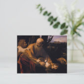 Carte Postale Caravaggio- Sacrifice d'Isaac (Debout devant)