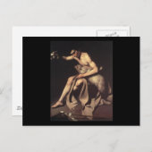 Carte Postale Caravaggio St Jean Le Baptiste (Devant / Derrière)