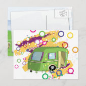 Carte Postale caravane (Devant / Derrière)