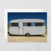 Carte Postale Caravane de camper vintage (Devant / Derrière)