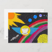 Carte Postale carburant de fusée.3-1 (Devant / Derrière)