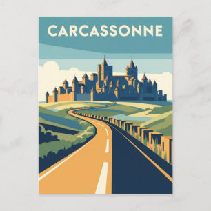 Carte Postale Carcassonne France Travel