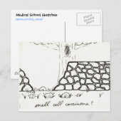 Carte postale Carcinome à petites cellules (Devant / Derrière)