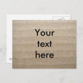 Carte Postale Cardboard (Devant / Derrière)