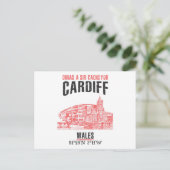 Carte Postale Cardiff (Debout devant)