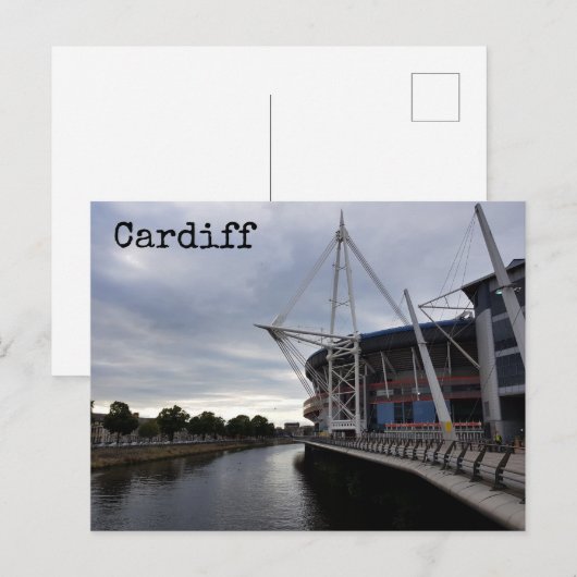 Carte postale Cardiff (Devant / Derrière)