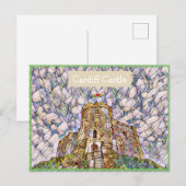 Carte Postale Cardiff Castle, Pays de Galles, UK Mosaic Effet ca (Devant / Derrière)