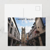 Carte Postale Cardiff Wales Welsh Photo de voyage (Devant / Derrière)