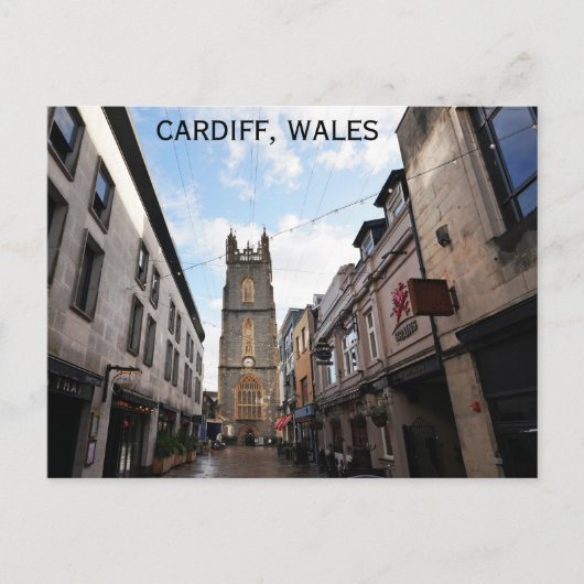 Carte Postale Cardiff Wales Welsh Photo de voyage (Devant)