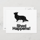 Carte Postale Cardigan Welsh Corgi (Devant / Derrière)