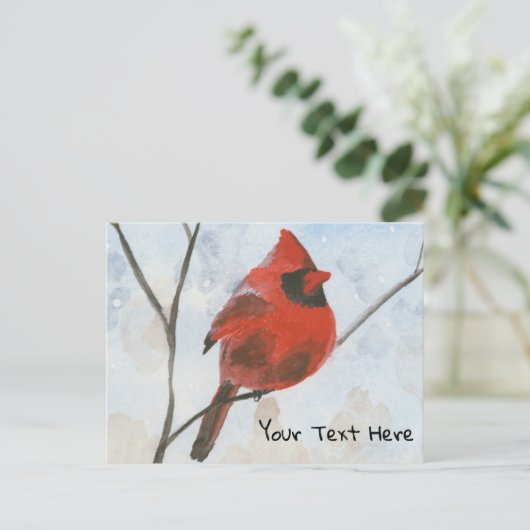 Carte Postale Cardinal (Debout devant)