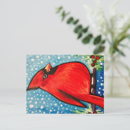 Carte Postale Cardinal (Debout devant)