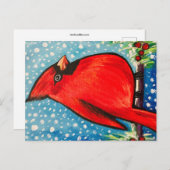 Carte Postale Cardinal (Devant / Derrière)