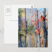 Carte postale Cardinal Chemin Natures (Devant / Derrière)