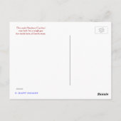 Carte Postale Cardinal du Nord (Dos)