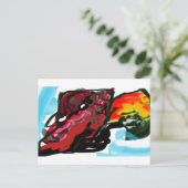 Carte Postale Cardinal du Nord Joie d'automne (Debout devant)