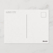 Carte Postale Cardinal Funeral Memorial Merci note (Dos)