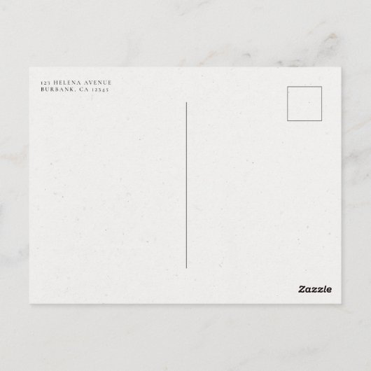 Carte Postale Cardinal Funeral Memorial Merci note (Dos)