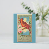 Carte Postale Cardinal Grosbeak (Debout devant)