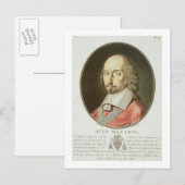 Carte Postale Cardinal Jules Mazarin (1602-61) de "Portraits d'A (Devant / Derrière)