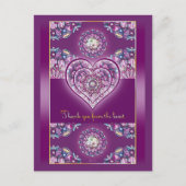 Carte Postale Cardinal Red Rosace (Devant)