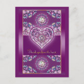 Carte Postale Cardinal Red Rosace (Devant)