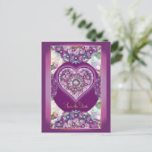 Carte Postale Cardinal Red Rosace (Debout devant)